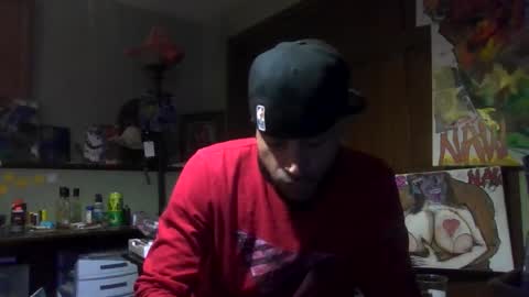 Snapshot of bigwalkdog12 chatting on April 13, 3:34 am Floppyphallus online show from April 13, 3:34 am