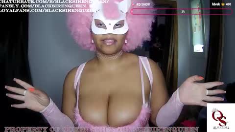 Snapshot of blacksirenqueen chatting on October 8, 2:36 pm Queen Siren online show from October 8, 2:36 pm
