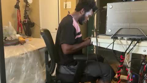 Snapshot of blakjag chatting on October 8, 12:41 am Blackjag00 online show from October 8, 12:41 am