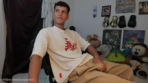 Snapshot of brandonstonexl chatting on April 15, 11:49 pm Brandon Stone online show from April 15, 11:49 pm