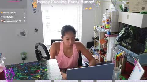 Snapshot of bunnycheekz chatting on December 5, 5:28 pm Tokki bunny online show from December 5, 5:28 pm