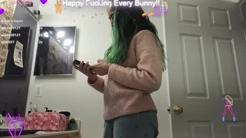 Snapshot of bunnycheekz chatting on January 30, 12:29 am Tokki bunny online show from January 30, 12:29 am