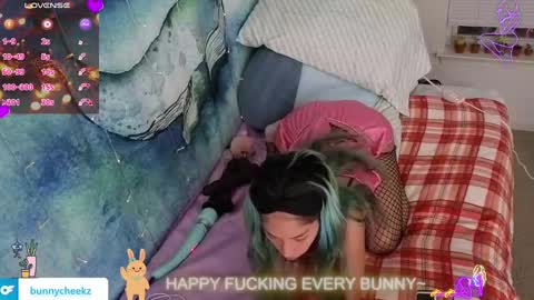 Snapshot of bunnycheekz chatting on November 19, 8:14 am Tokki bunny online show from November 19, 8:14 am