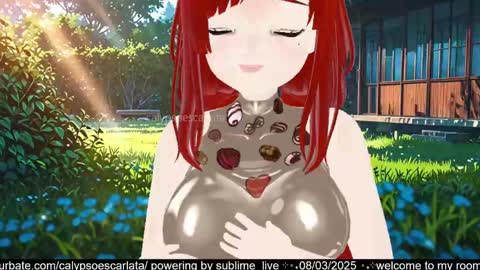 Snapshot of calypsoescarlata chatting on March 8, 2:19 pm calypsoescarlata online show from March 8, 2:19 pm