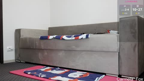 Snapshot of carmela_fox chatting on October 2, 8:21 am Carmela online show from October 2, 8:21 am