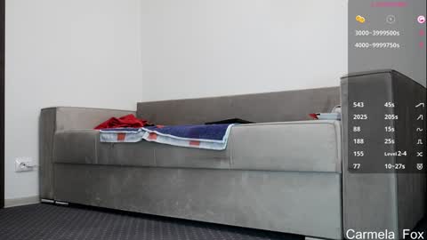 Snapshot of carmela_fox chatting on October 10, 8:24 am Carmela online show from October 10, 8:24 am