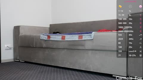 Snapshot of carmela_fox chatting on October 13, 8:25 am Carmela online show from October 13, 8:25 am