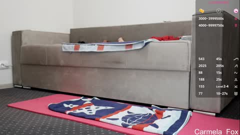 Snapshot of carmela_fox chatting on October 15, 8:25 am Carmela online show from October 15, 8:25 am