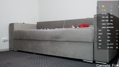 Snapshot of carmela_fox chatting on October 18, 8:15 am Carmela online show from October 18, 8:15 am