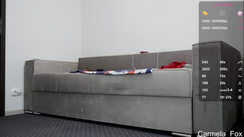 Snapshot of carmela_fox chatting on October 19, 8:48 am Carmela online show from October 19, 8:48 am