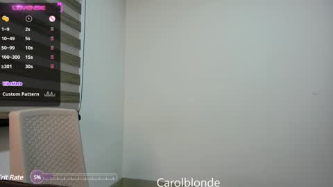 Snapshot of carolblonde chatting on February 9, 2:38 am Char online show from February 9, 2:38 am