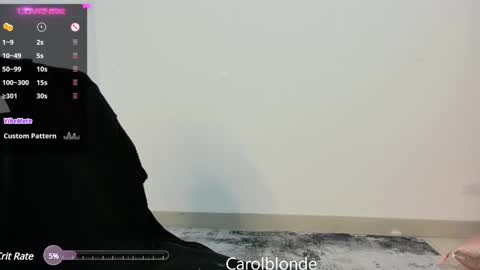 Snapshot of carolblonde chatting on February 27, 9:43 am Char online show from February 27, 9:43 am