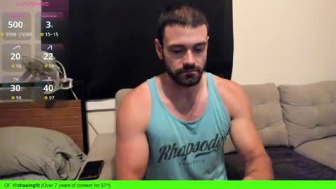 Snapshot of chasemason20 chatting on May 5, 1:24 am Onlyfans chasingfit Instagram the arguer Twitter chasingfitOF online show from May 5, 1:24 am