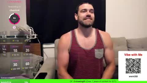 Snapshot of chasemason20 chatting on June 14, 5:15 pm Onlyfans chasingfit Instagram the arguer Twitter chasingfitOF online show from June 14, 5:15 pm