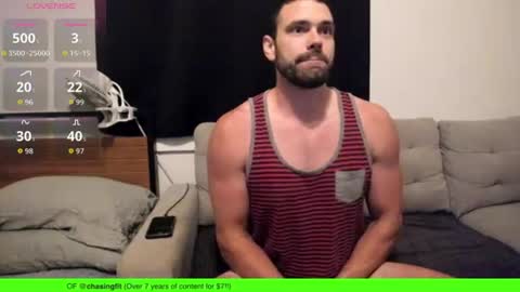 Snapshot of chasemason20 chatting on July 3, 12:17 am Onlyfans chasingfit Instagram the arguer Twitter chasingfitOF online show from July 3, 12:17 am