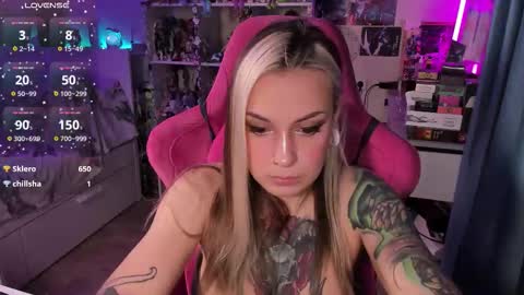 Snapshot of chloekohaku chatting on November 29, 3:20 am ChloeKohaku online show from November 29, 3:20 am