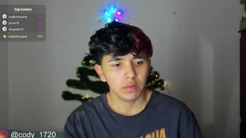 Snapshot of cody_evanss chatting on December 22, 3:55 pm cody online show from December 22, 3:55 pm