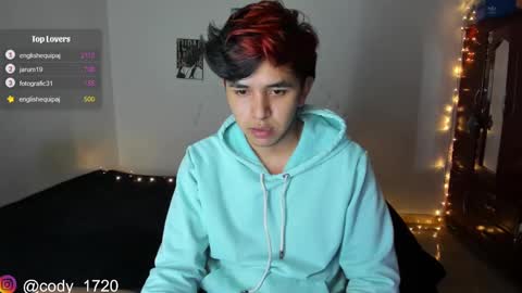 Snapshot of cody_evanss chatting on January 12, 11:04 pm cody online show from January 12, 11:04 pm
