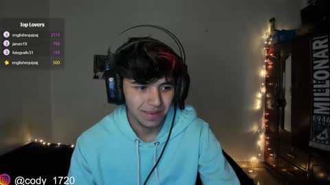 Snapshot of cody_evanss chatting on January 14, 2:29 am cody online show from January 14, 2:29 am