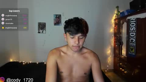 Snapshot of cody_evanss chatting on February 6, 11:58 pm cody online show from February 6, 11:58 pm