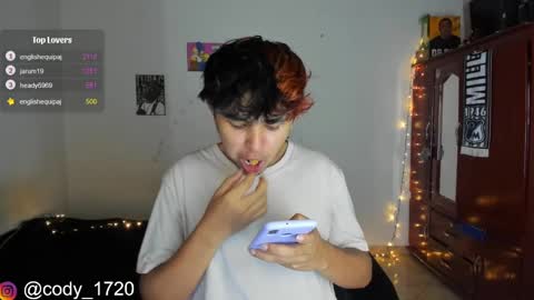 Snapshot of cody_evanss chatting on March 7, 2:36 am cody online show from March 7, 2:36 am