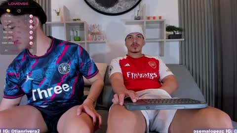 Snapshot of confi17_latin chatting on January 29, 5:09 am Damian and Daniel online show from January 29, 5:09 am