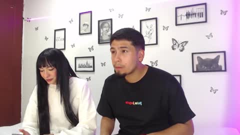 Snapshot of coupsextop chatting on February 6, 7:45 am Juli and Liam online show from February 6, 7:45 am