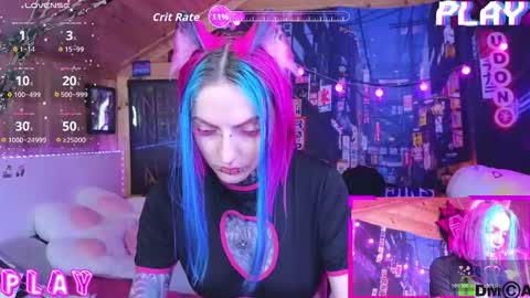 Snapshot of cybernekko chatting on February 1, 4:55 am Neko online show from February 1, 4:55 am