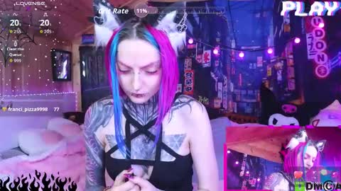 Snapshot of cybernekko chatting on February 11, 5:12 am Neko online show from February 11, 5:12 am