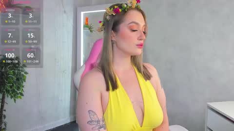 Snapshot of daisy_beckerr chatting on April 21, 8:53 am Viickie online show from April 21, 8:53 am