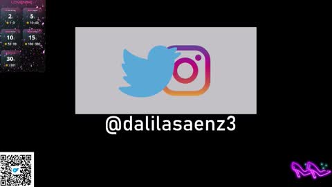 Snapshot of dalila_oficials chatting on September 22, 12:18 pm   online show from September 22, 12:18 pm