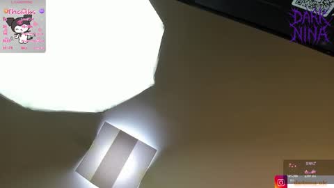 Snapshot of dark_nina_ chatting on October 23, 3:17 am Nina online show from October 23, 3:17 am