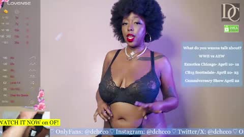 Snapshot of dchcco chatting on April 2, 9:34 pm Duchess Coco - Coco Puffs online show from April 2, 9:34 pm