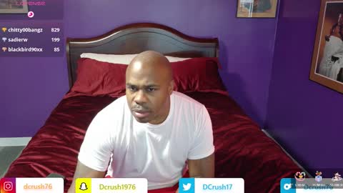 Snapshot of dcrush76 chatting on December 21, 9:16 am DCrush online show from December 21, 9:16 am