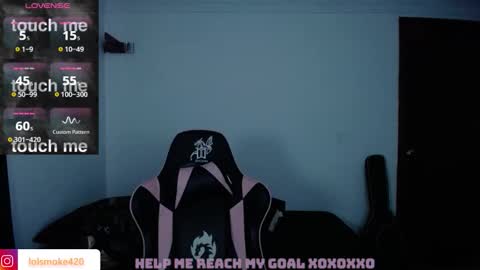 Snapshot of destroyall420 chatting on February 8, 7:28 pm Lola Bdsm and fries online show from February 8, 7:28 pm