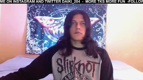 daiki sx online show from May 4, 7:10 pm