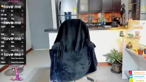 SANTI  independent model online show from October 11, 6:39 pm