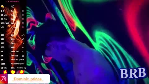 Snapshot of dominicprince chatting on October 1, 7:03 am DOMINIC PRINCE online show from October 1, 7:03 am