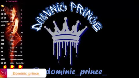 Snapshot of dominicprince chatting on October 6, 5:49 am DOMINIC PRINCE online show from October 6, 5:49 am