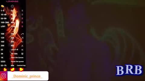 Snapshot of dominicprince chatting on October 7, 8:55 am DOMINIC PRINCE online show from October 7, 8:55 am