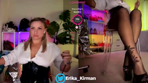 Erika      online show from October 17, 11:02 am