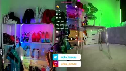 Erika      online show from November 12, 3:45 pm