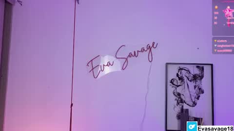 EVA SAVAGEIm recovering from surgery. Ill see you in a couple of weeks. online show from February 26, 11:15 pm