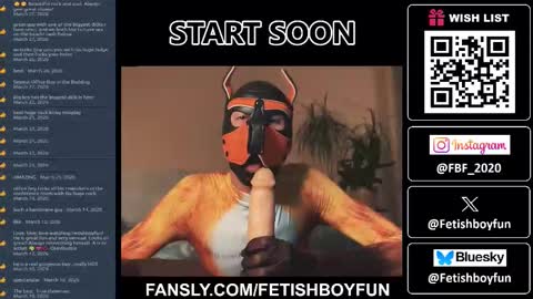 Snapshot of fetishboyfun chatting on March 29, 12:16 pm FetishBoyFun online show from March 29, 12:16 pm