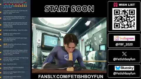 Snapshot of fetishboyfun chatting on April 22, 12:18 pm FetishBoyFun online show from April 22, 12:18 pm