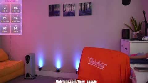 Snapshot of fiery_redhead chatting on March 8, 12:30 am Cassie Ventura online show from March 8, 12:30 am