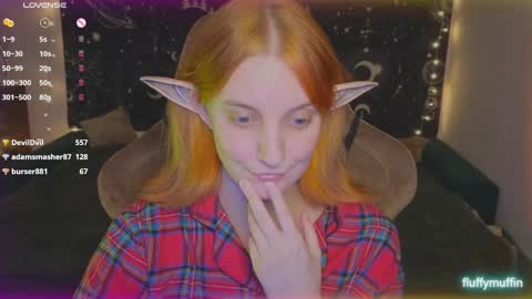 Snapshot of fluffy_muffin3 chatting on February 27, 1:27 am Agatha online show from February 27, 1:27 am