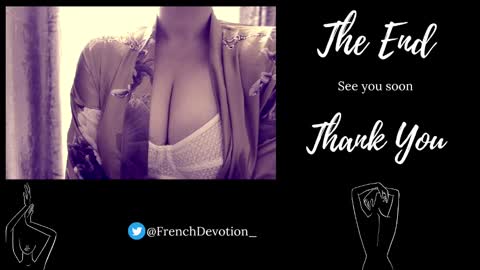 Snapshot of french_devotion chatting on December 18, 10:13 pm Louise or Lou 3 online show from December 18, 10:13 pm