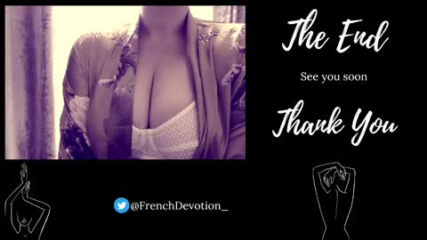 Snapshot of french_devotion chatting on December 30, 7:42 pm Louise or Lou 3 online show from December 30, 7:42 pm
