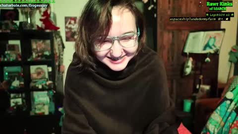 Snapshot of frogessjay chatting on March 8, 1:36 am Jaywise Frogfoot online show from March 8, 1:36 am